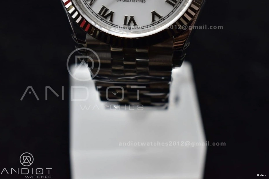 Markers on 36 Best 1:1 Edition 904L Jubilee White 126234 SS DateJust VS3235 Bracelet VSF Dial Roman 1114